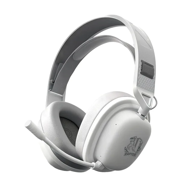 Auricular Gamer Raptor Inferno PRO X 7.1 Wireless c/Dongle Blanco