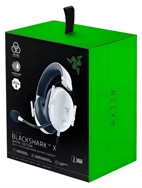 AURICULAR GAMER RAZER BLACKSHARK V2 X WHITE ANALOG 3.5mm PC / XBOX