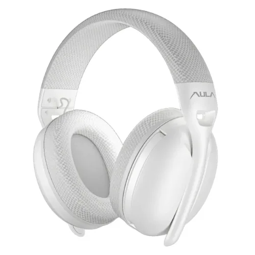 AURICULAR INALAMBRICO AULA S6 WHITE USB BLUETOOTH BLANCO ULTRALIGEROS 180GR