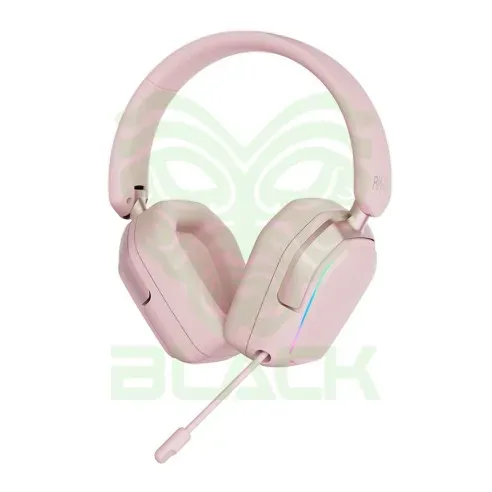 Auricular Inalambrico Royal Kludge Hg101 Pearl Pink Tri Mode