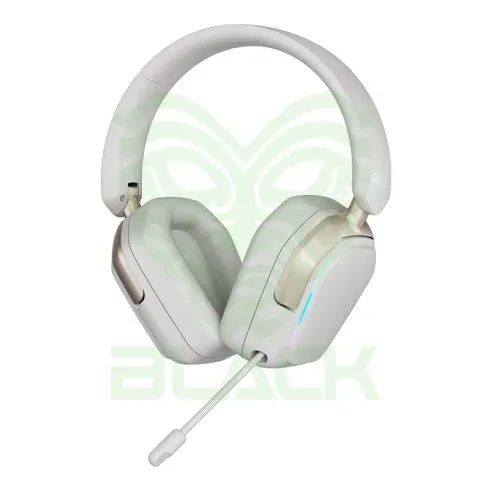 Auricular Inalambrico Royal Kludge Hg101 Platinum Gray Tri Mode