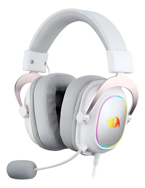 Auricular Redragon Zeus X RGB Blanco