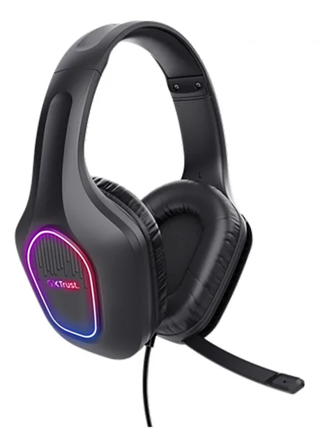 Auricular TRUST ZIROX LED BLACK GXT416