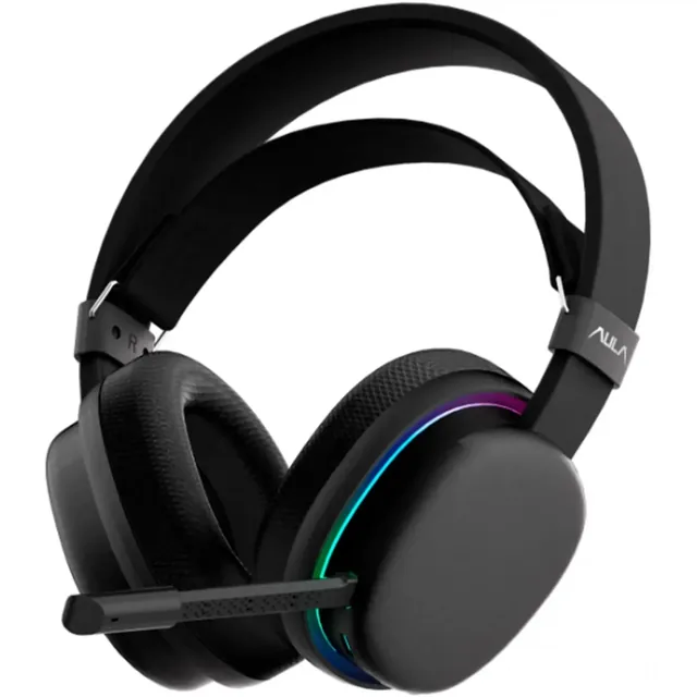 AURICULARES AULA G7 NEGRO AURICULAR INALAMBRICO USB 2.4GHZ BLUETOOTH