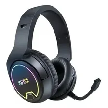 Auriculares Bluetooth Gtc Hsg-619 Rgb C/ Micrófono Color Negro