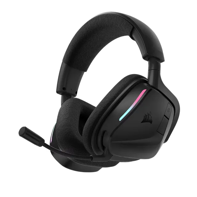 Auriculares Corsair Void V2 Elite Wireless 2.4Ghz Bluetooth Premium Dolby Atmos 7.1 RGB Black PC/PS/MAC 70Hs