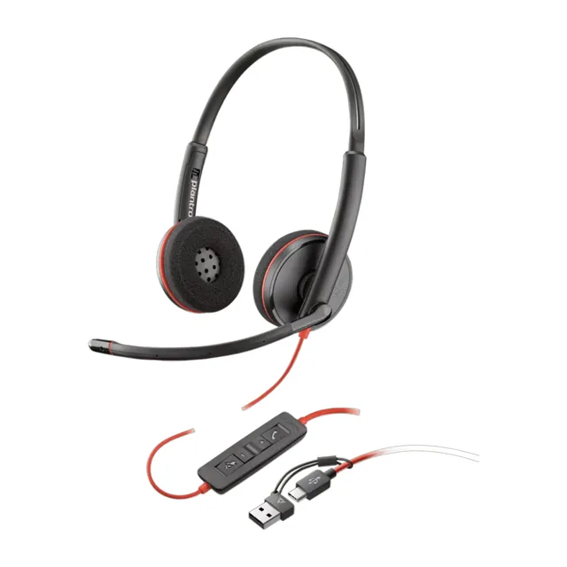 Auriculares Headset Poly Blackwire 3320 8X228A6
