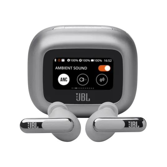 AURICULARES JBL LIVE BEAM 3 SILVER / PLATA WIRELESS / INALAMBRICO