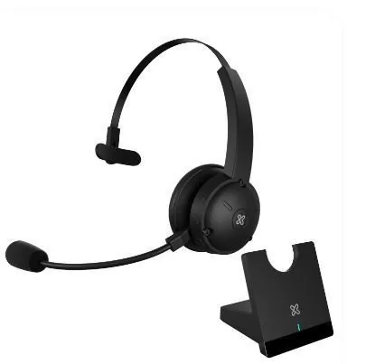 Auriculares Klip Xtreme Crystalcom Pro Wireless Bluetooth c Base Carga