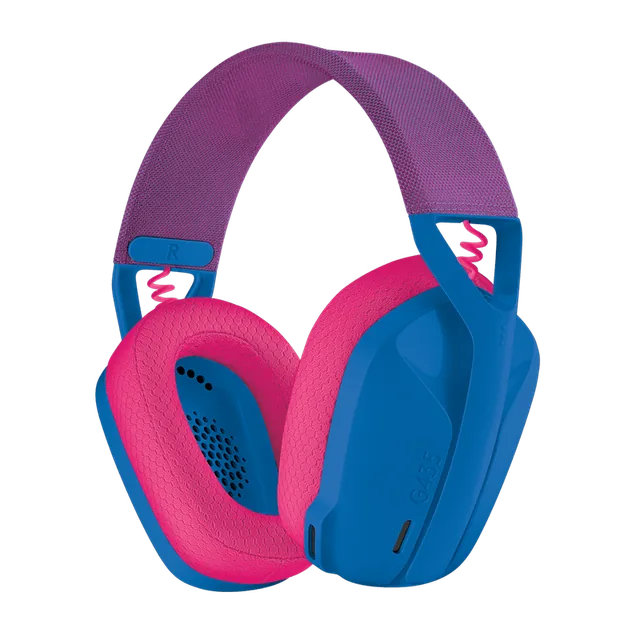 Auriculares Logitech G435 LIGHTSPEED Wireless Azul y Frambuesa (con mic)