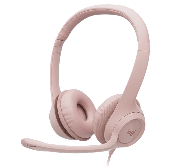 Auriculares Logitech H390 Rose