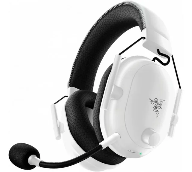 Auriculares Razer BLACKSHARK V2 PRO Wireless 2.4Ghz Bluetooth 5.2 70Hs USB-C White PC/PS4/PS5 Licensed