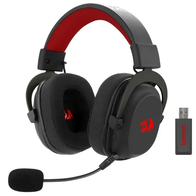 Auriculares Redragon Zeus H510 PRO Wireless 2.4Ghz Bluetooth RGB Surround 7.1 Black
