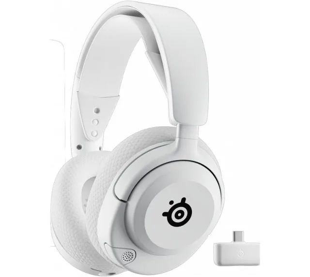 Auriculares Steel Series Arctis Nova 5 Wireless 2.4Ghz Bluetooth ClearCast 2.X White 60Hs