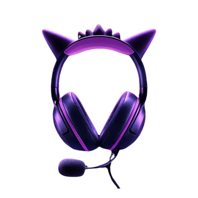Auriculares Usb Gamer Razer Kraken Kitty V2 Pokemon Gengar Edition