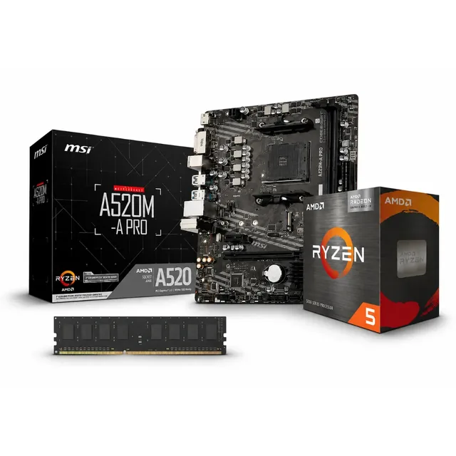 Combo Actualizacion Amd Ryzen 5 5600gt | A520 | 16 Gb