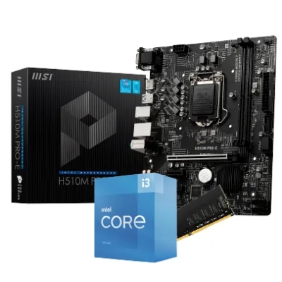 Combo Actualizacion Intel Core i3 10105 + H510 + 8GB RAM
