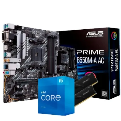 Combo Actualizacion Intel Core i5 11400 + B560 + 16gb Ram (2x8Gb)