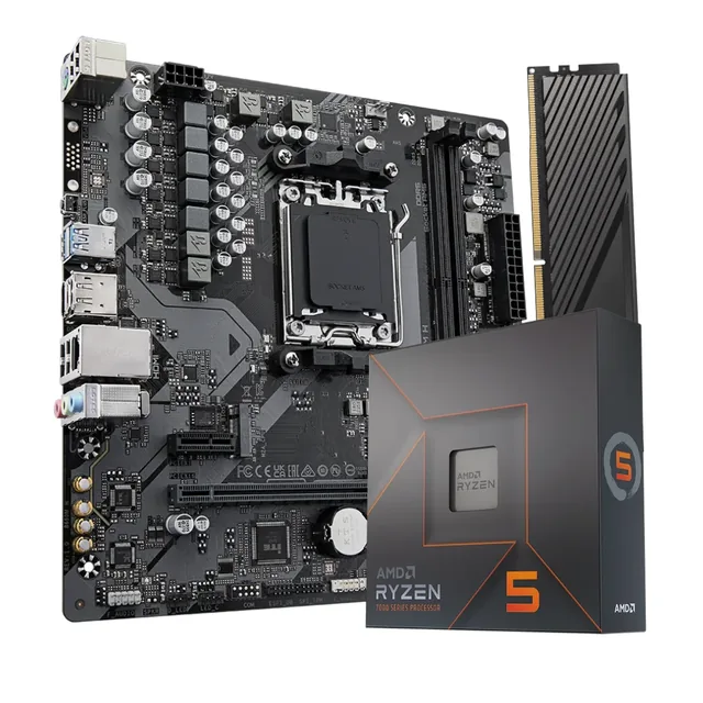 Combo AMD Ryzen 5 7600X + B650 + 32GB RAM