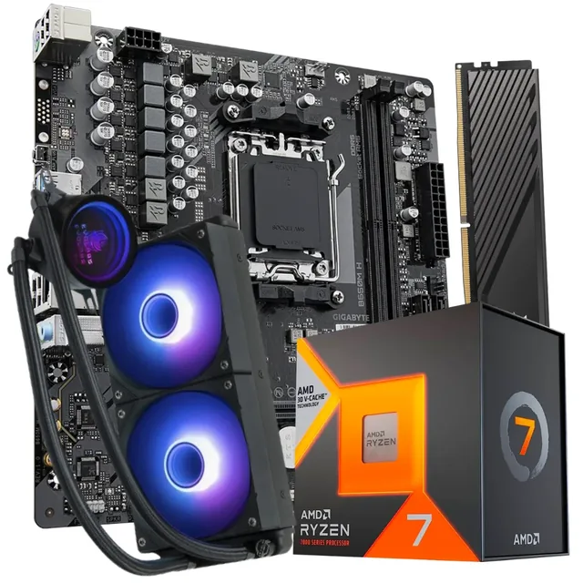Combo AMD Ryzen 7 7800X3D + B650 + 16GB 5600MHz + Cryogene Pro 240