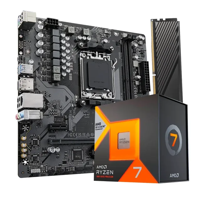 Combo AMD Ryzen 7 7800X3D + B650 + 32GB RAM