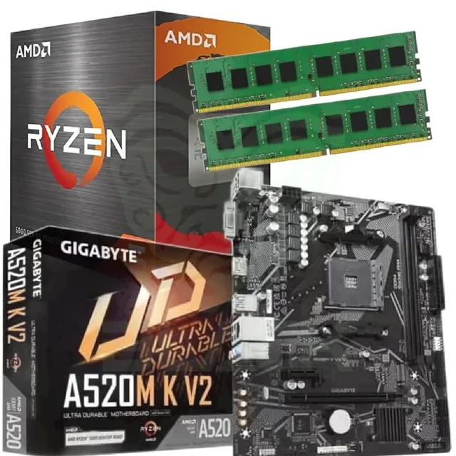 Combo Ecovision AMD Ryzen 5600g + Mother + 16GB