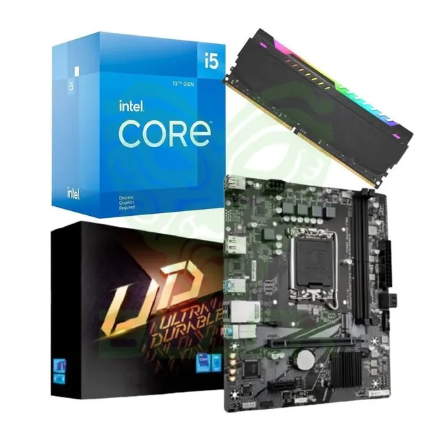 Combo Ecovision INTEL i5 12400f + Mother + 16GB