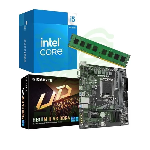 Combo Ecovision INTEL i5 14400f + Mother + 8 GB