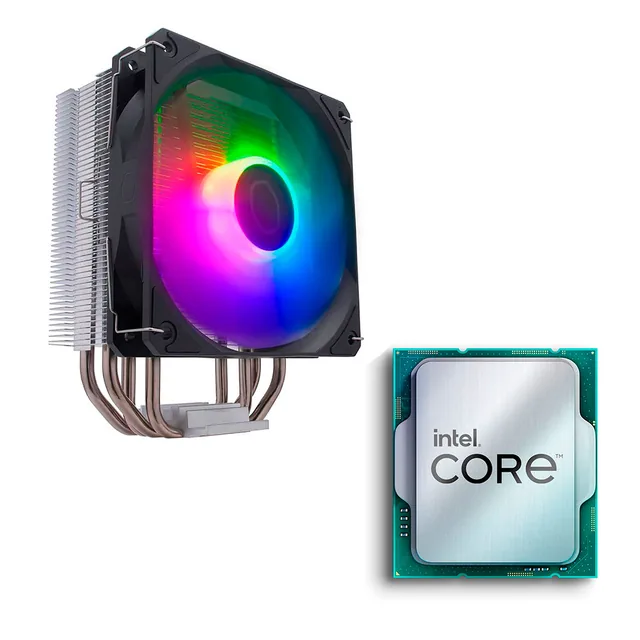 Combo Intel Core I5 14400f + Cooler Hyper 212 Spectrum V3 Cm