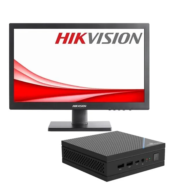 Combo MiniPC Underwood VOT 5095 + Monitor 19" Hikvision DS-D5019QE-B