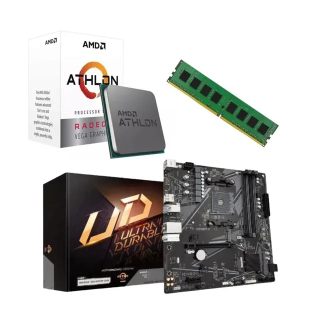 Combo Pc Ecovision AMD Athlon 3000g + Mother