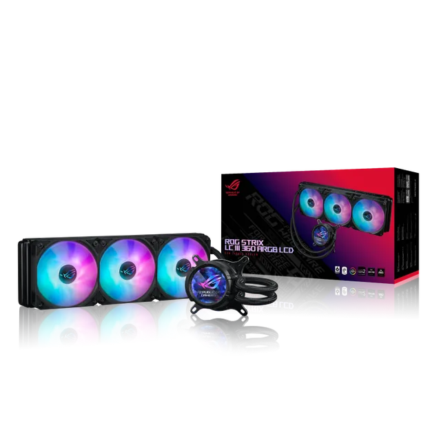 Cooler CPU ASUS ROG STRIX LC III 360 ARGB LCD Water Cooler