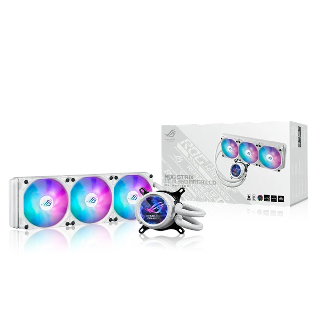 Cooler CPU ASUS ROG STRIX LC III 360 ARGB LCD White Edition Water Cooler