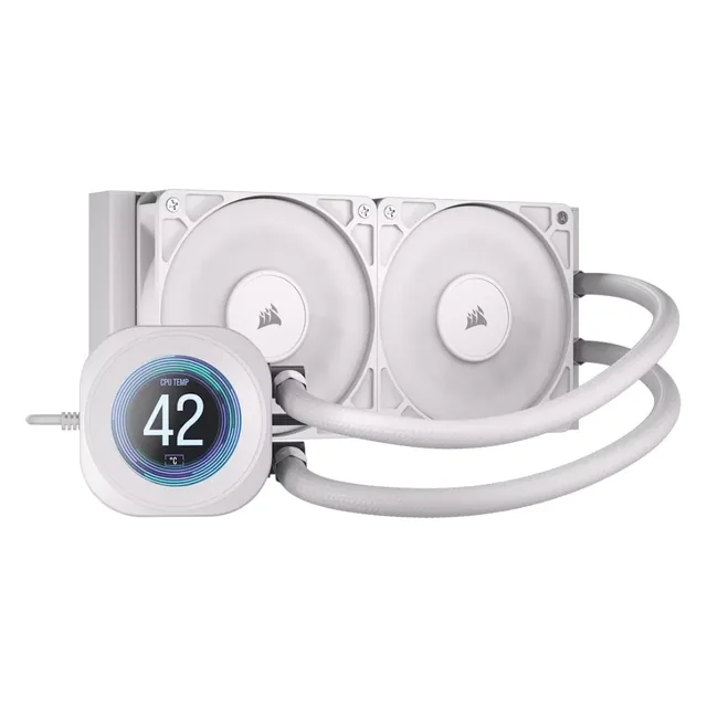 Cooler CPU Corsair NAUTILUS 240 RS LCD White Water Cooler