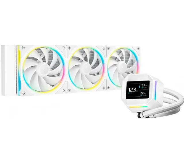 Cooler CPU DeepCool LM360 White ARGB LCD IPS 2,4" Water Cooler
