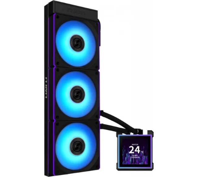Cooler CPU Lian Li Hydroshift II LCD-S 360CL Black LCD Screen Water Cooler