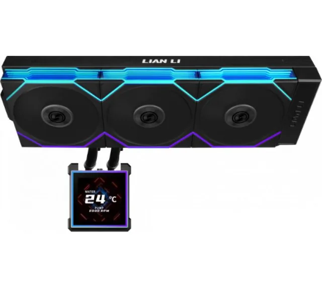 Cooler CPU Lian Li Hydroshift II LCD-S 360TL Black LCD Screen Water Cooler