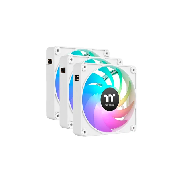 Cooler CPU Thermaltake Ct140 Ex ARGB Sync White X3 Fan Pack