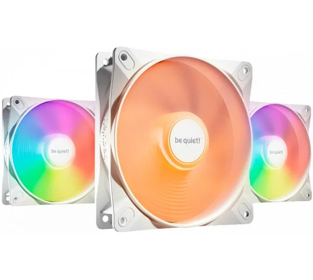 Cooler FAN Be Quiet! LIGHT WINGS LX 120mm White ARGB PWM High-speed KIT X3