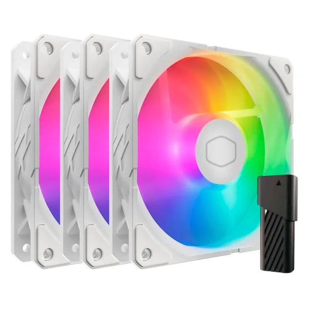 Cooler Fan Sickleflow Edge 120 Argb Pack 3 White Cooler Master