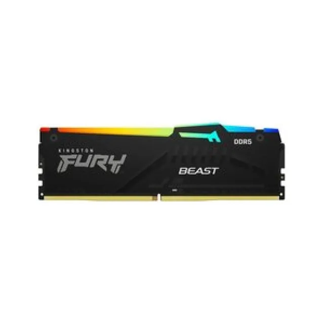 Memoria Kingston Fury Beast 16GB DDR5 6000MHz DIMM RGB Black
