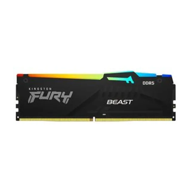 Memoria Kingston Fury Beast 32GB DDR5 6000MHz DIMM RGB Black