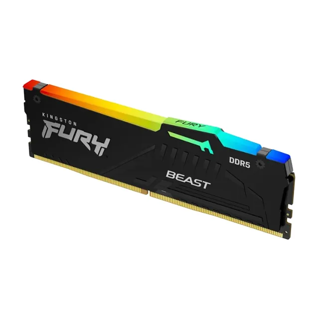 Memoria Kingston Fury Beast 32GB DDR5 6400MHz DIMM RGB Black