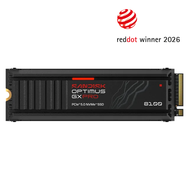 Disco Interno Ssd Sandisk Optimus Gx Pro 8100 1tb M.2 2280 Nvme Pcie 5.0 14900mb/s C/disipador