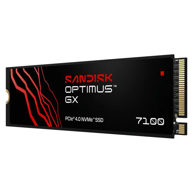 Disco Interno Ssd Sandisk Optimus Gx7100 500gb M.2 2280 Nvme Pcie 4.0 6800mb/s