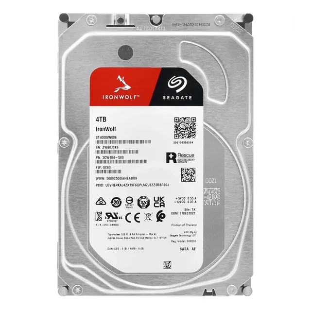 Disco Rigido Seagate IronWolf 4TB 5400 256MB