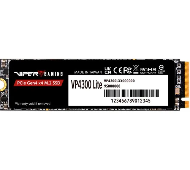 Disco Solido SSD M.2 Patriot 1TB VP4300 Lite 7400MB/s NVMe PCI-E Gen4 PS5 Compatible