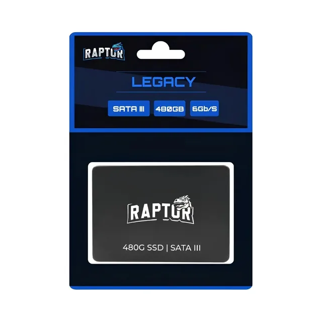 Disco Solido SSD Raptor Legacy 480GB SATA 500MB/s