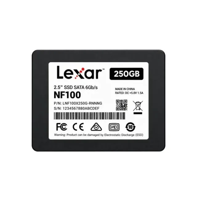 Disco SSD 250GB Lexar Lnf —sequential Read Up To /S, (6gb/S) 500MB 2.5" Sata III