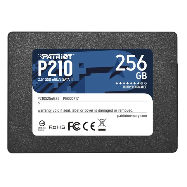 SSD Patriot P210 SATA 256GB